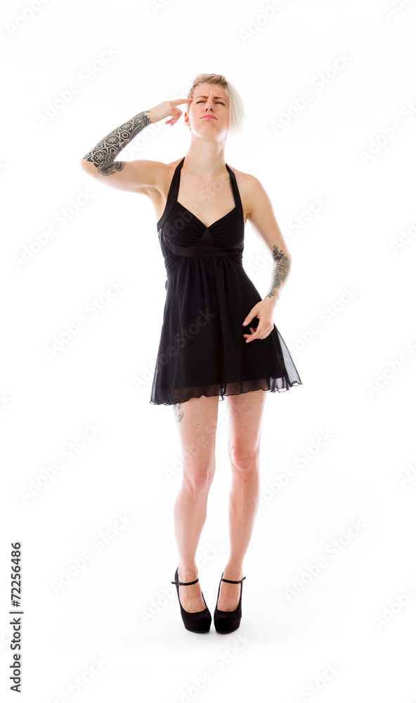model isolated on plain background hand gesture gun model isolated on plain background hand gesture gun