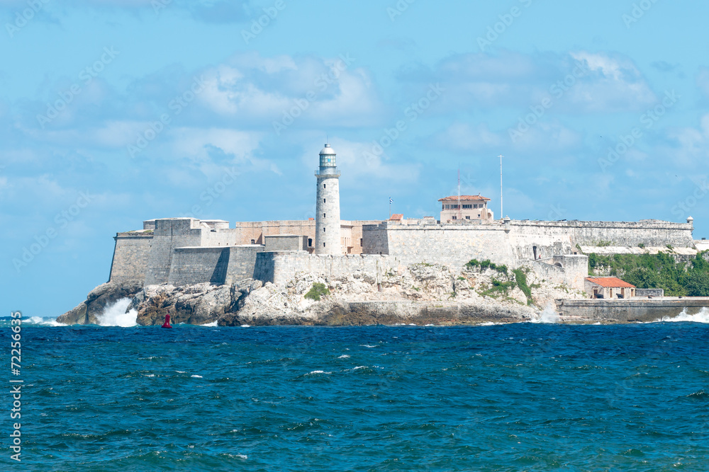 The famous castle of El Morro in Havana