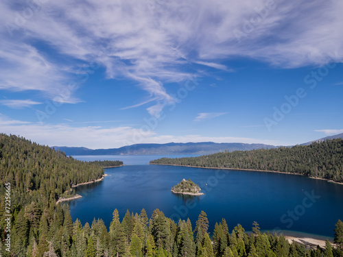 Lake Tahoe, Emerald Bay and Fannette Island