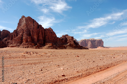 Wadi Rum scenic landscape, Jordan