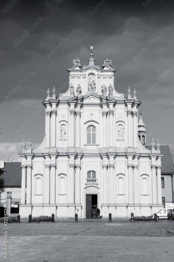 Warsaw - Visitationist church facade