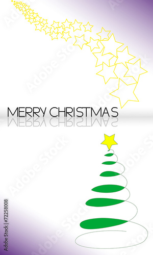 Moderne Weihnachtskarte