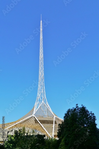 The Arts Centre spire in Melbourne in Victoria in Australia