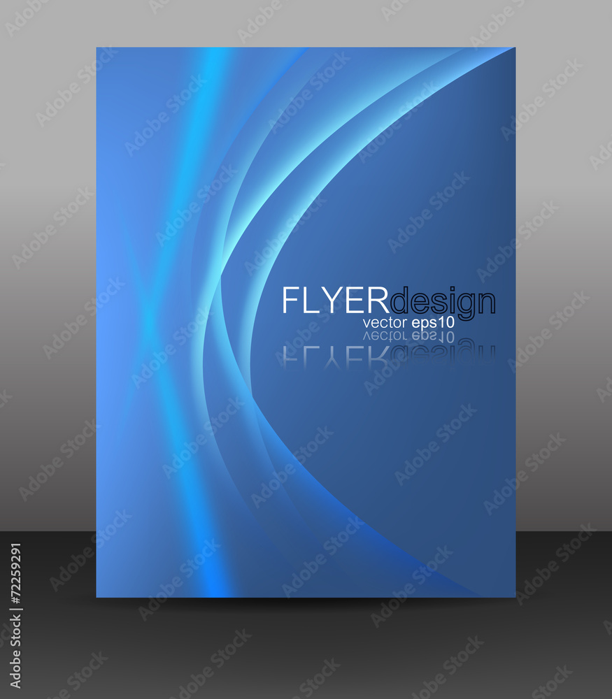 Fototapeta premium Business flyer template or corporate banner, cover design