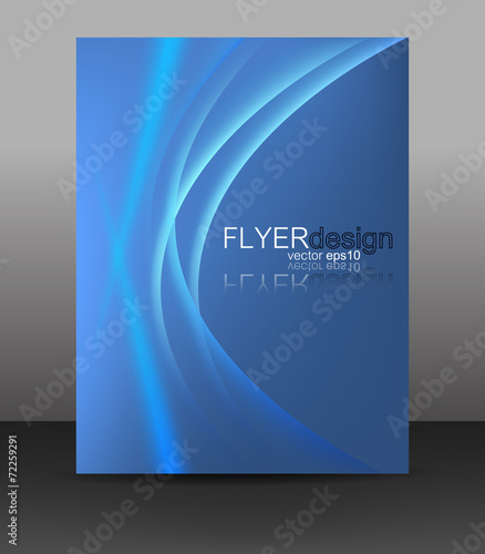 Business flyer template or corporate banner, cover design