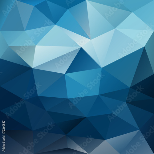vector background pattern - triangular design in blue colors