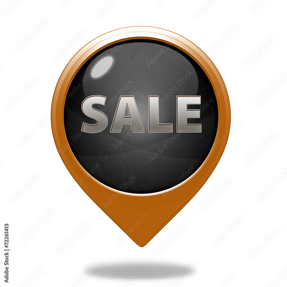 sale pointer icon on white background sale pointer icon on white background