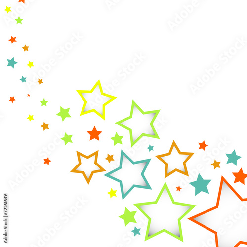 Abstract background with stars