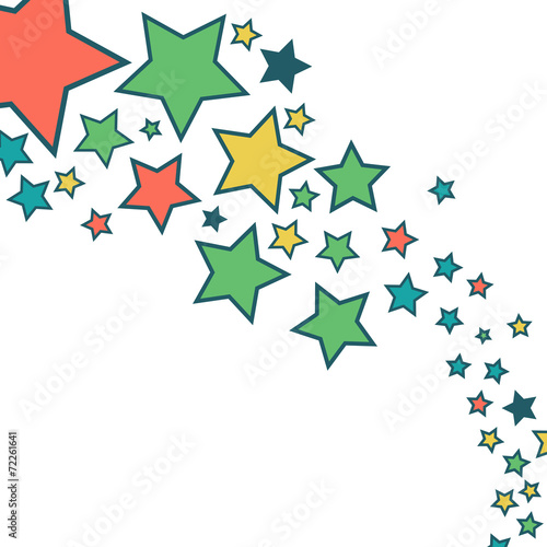 Abstract background with stars