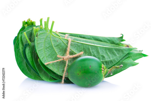 Betel leaf edible eating culture of Asia photo