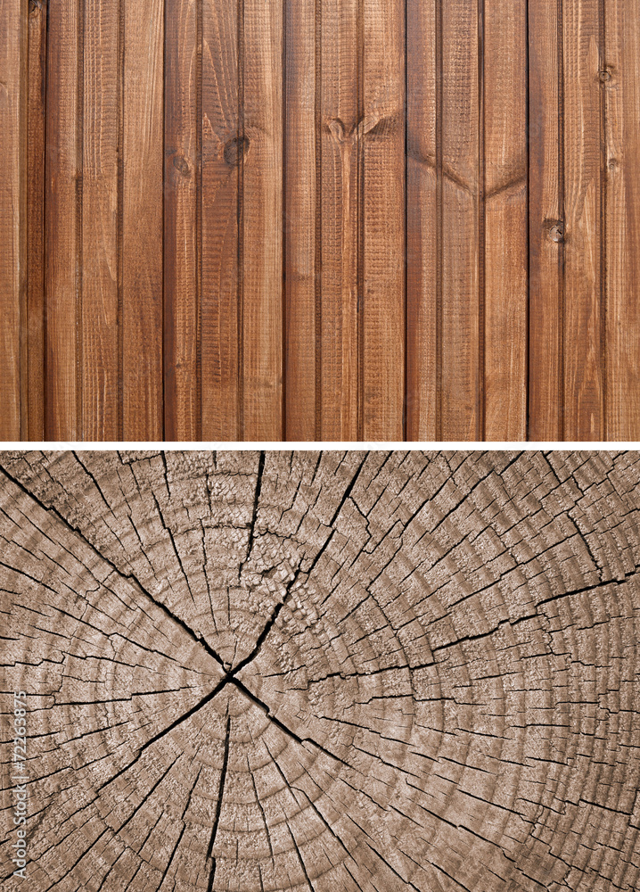 Fototapeta premium set wooden texture background