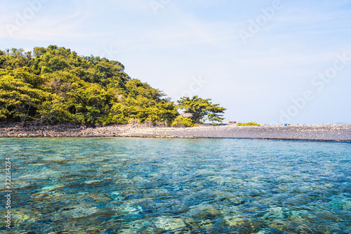 Seascape with small island, Thailand © kannapon