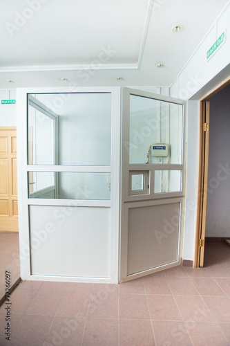 guard post in the office building