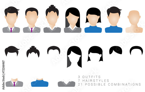 Man and women user icon