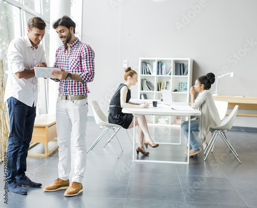Young people in the office