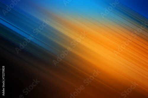 Blurred Abstract Diagonal Lines Orange, Blue, Black. Background for Design.