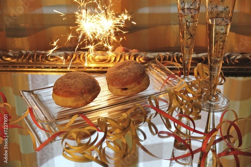 Canvas Print Krapfen