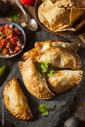 Homemade Stuffed Chicken Empanadas photo