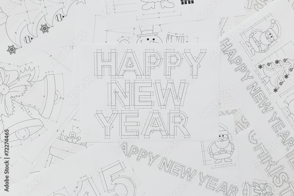happy new year blueprint