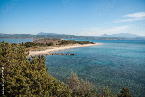 Voidokila bay, Peloponnesus, Greece photo