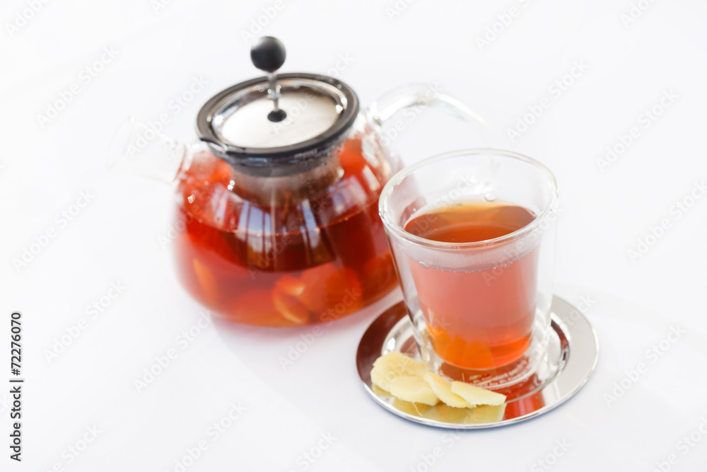 tea with ginger tea with ginger