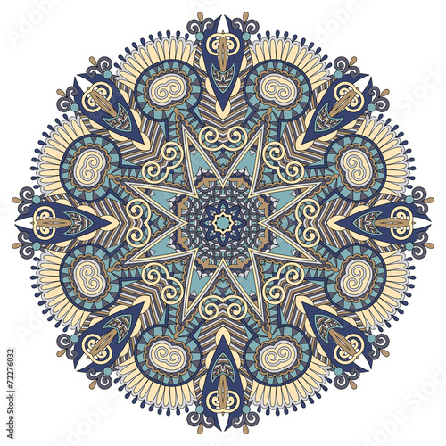 mandala, circle decorative spiritual indian symbol of lotus flow