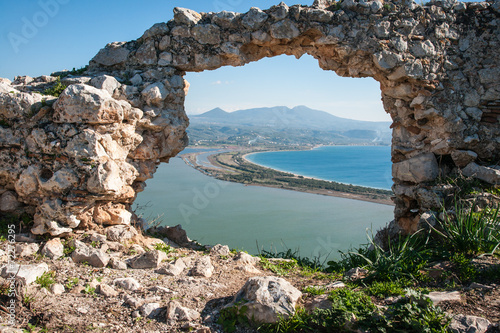 Voidokila bay, Peloponnesus, Greece photo