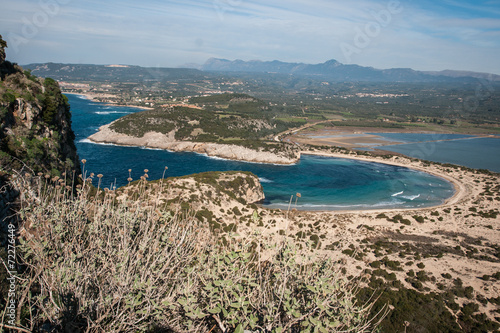 Voidokila bay, Peloponnesus, Greece photo