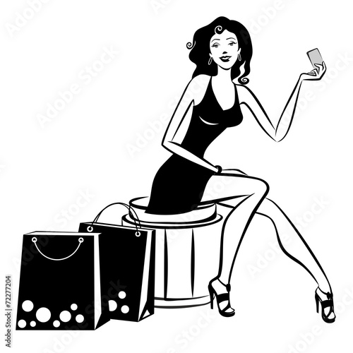 shopping woman