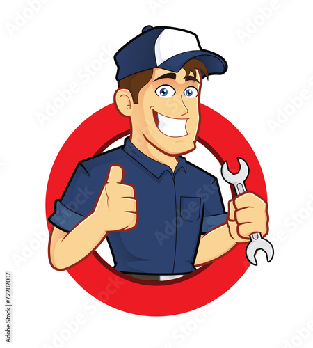 Mechanic with Circle Shape
