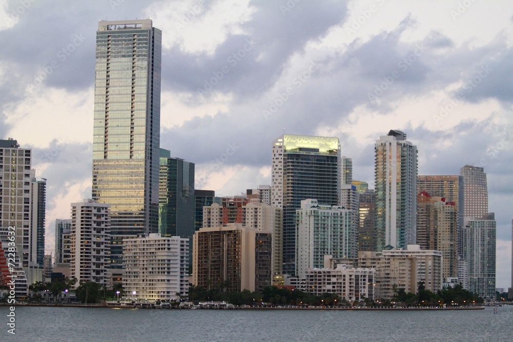 Brickell view - Miami financial district