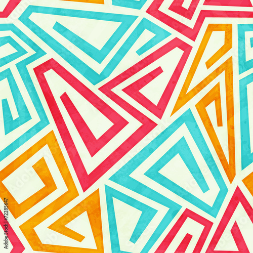 funky maze seamless pattern