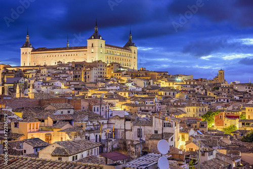 Toledo, Spain Town Skyline