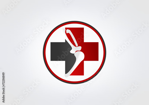 Bone business Logo Icon Medicine klinik Bone Medical