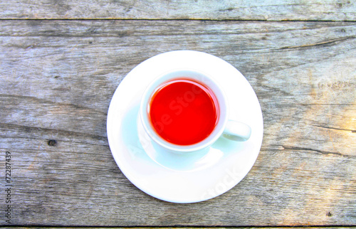 Tea on table