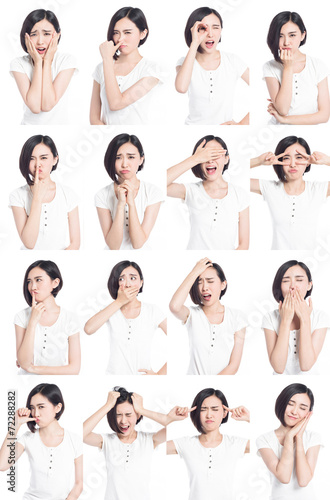 chinese woman facial expressions