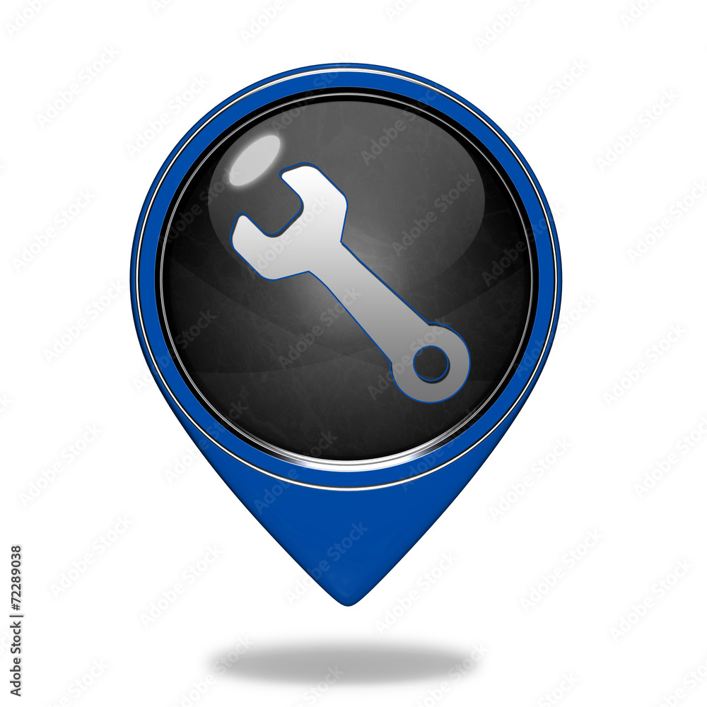 tools pointer icon on white background tools pointer icon on white background