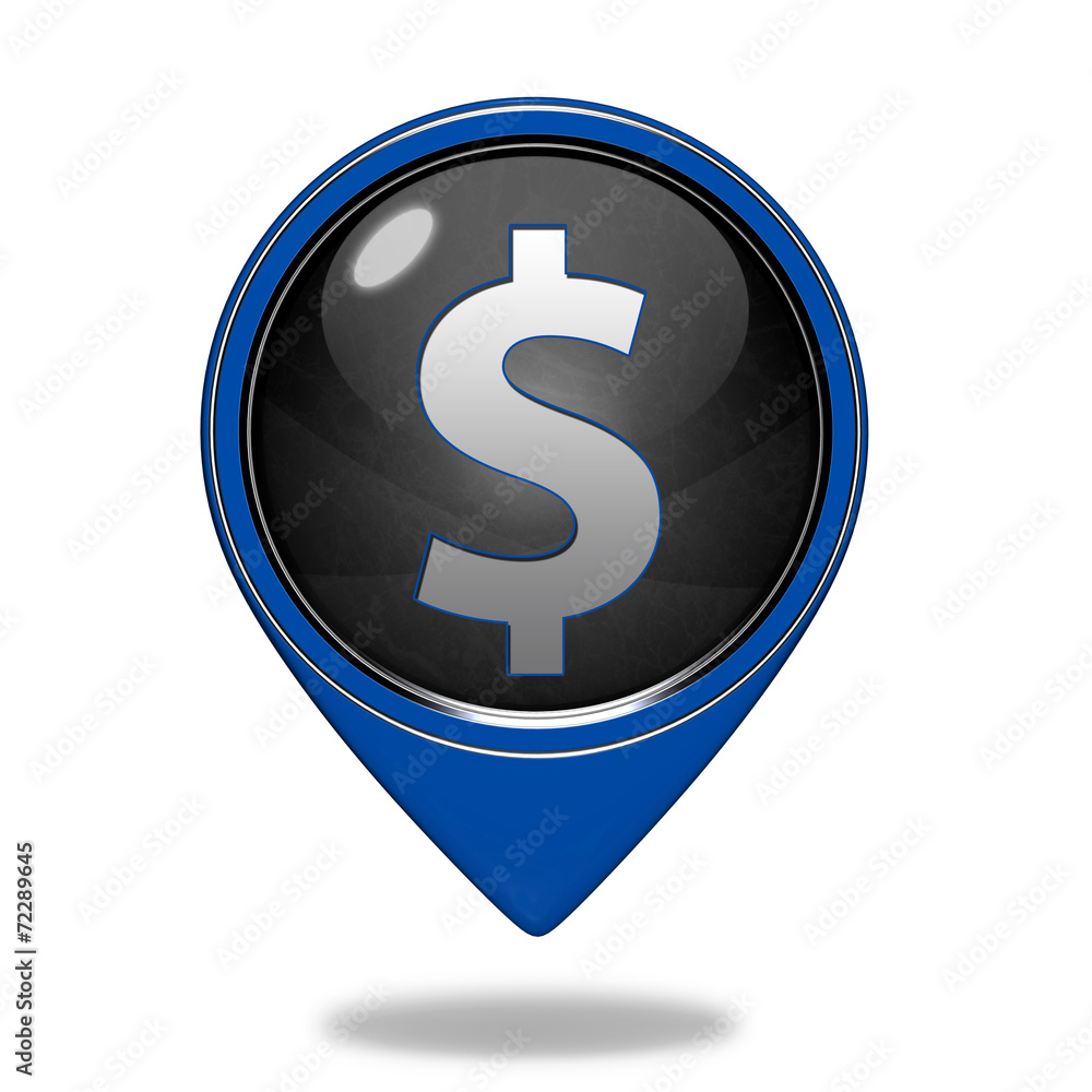 money pointer icon on white background money pointer icon on white background