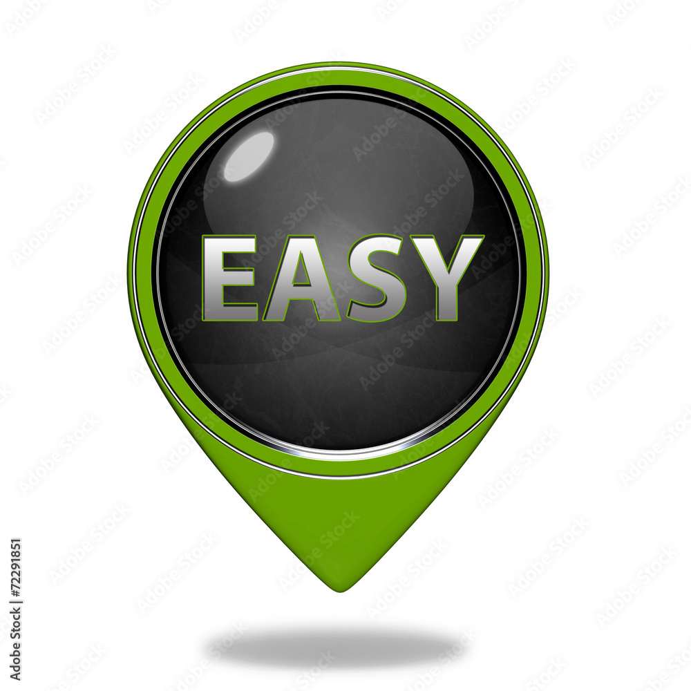 easy pointer icon on white background easy pointer icon on white background