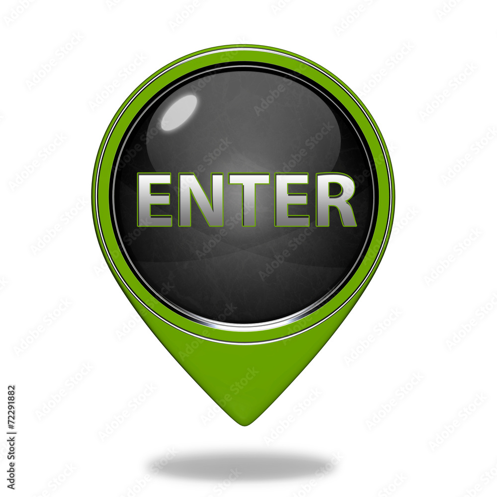 enter pointer icon on white background enter pointer icon on white background
