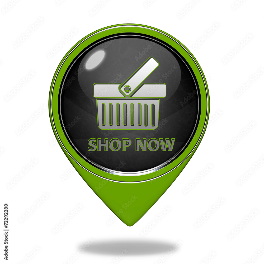 Buy now pointer icon on white background Buy now pointer icon on white background