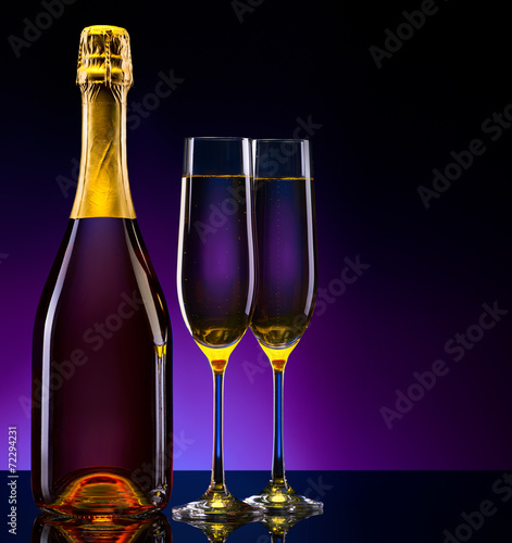 luxury champagne background