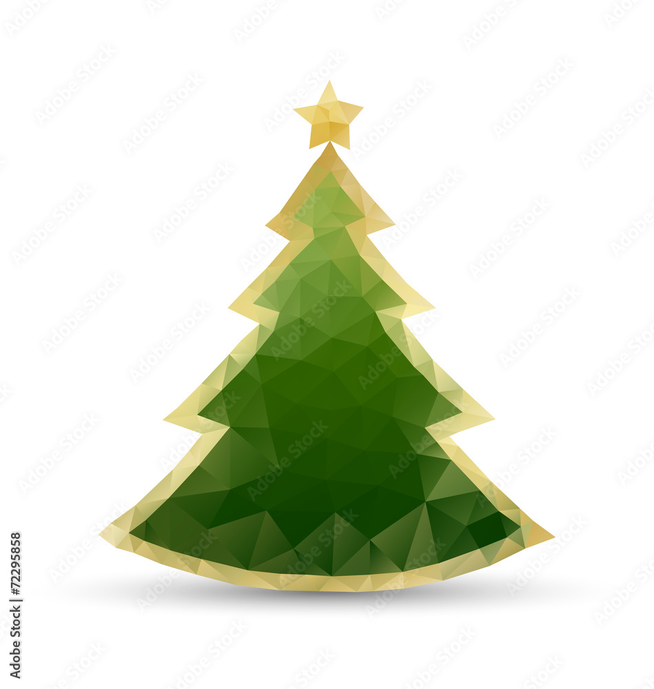 Obraz premium Simple Christmas tree