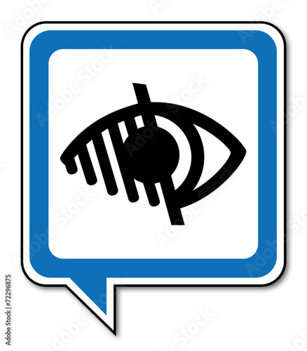 Logo personne handicapée.