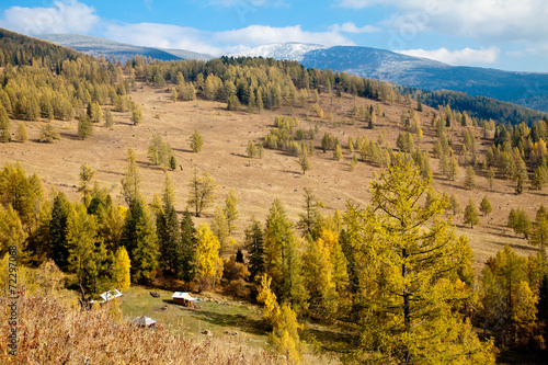 View of Mount Altai sarlyks photo