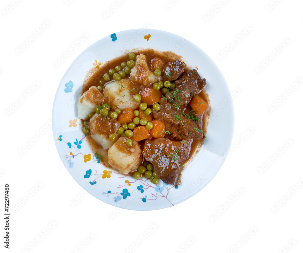 lamb fricassee lamb fricassee