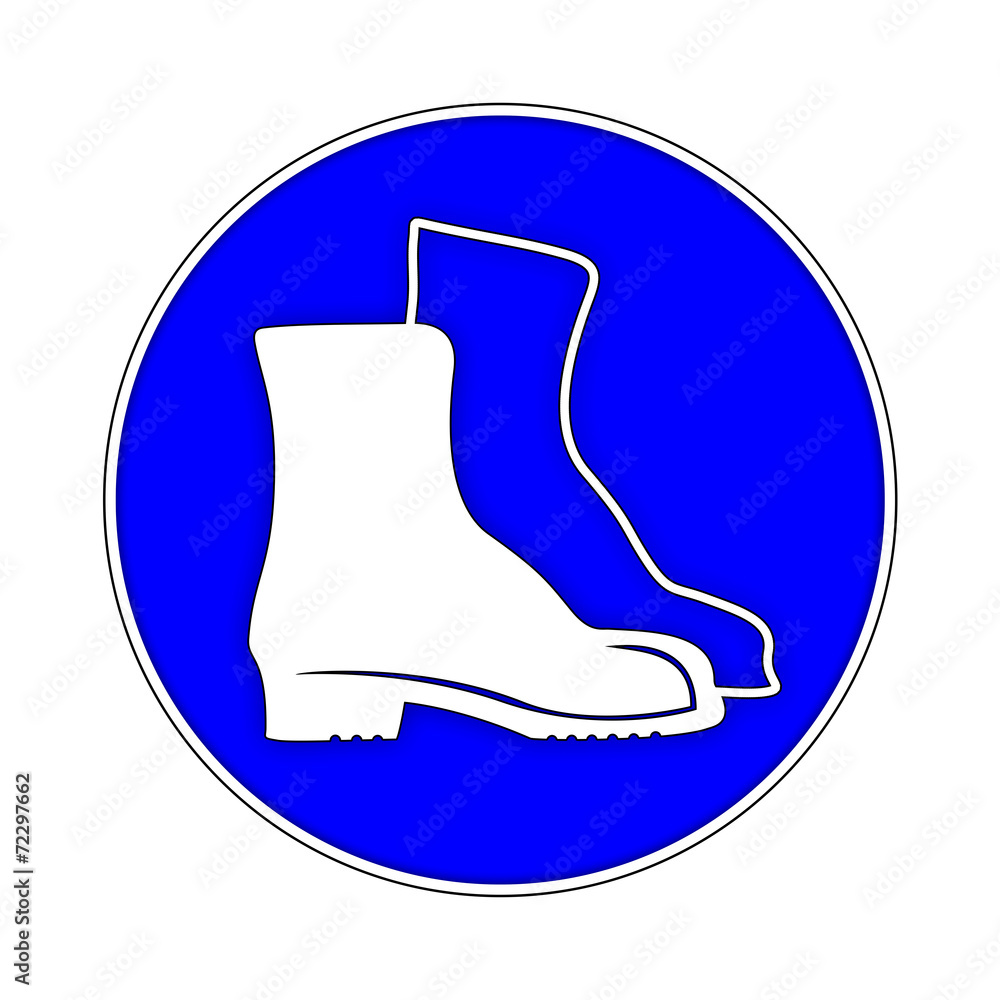 Fußschutz benutzen Fußschutz benutzen
