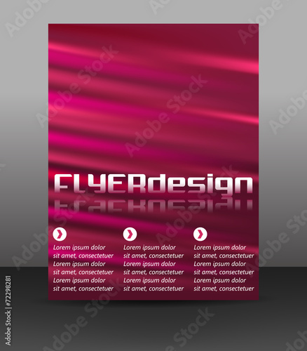 Business flyer template or corporate banner, cover design