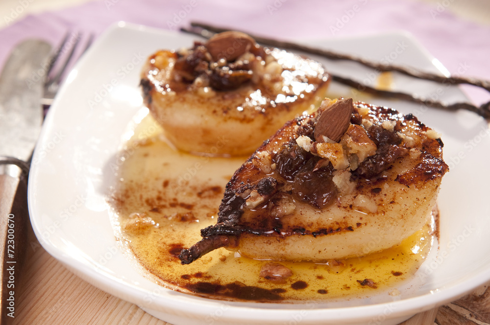 Roasted pears in honey Roasted pears in honey