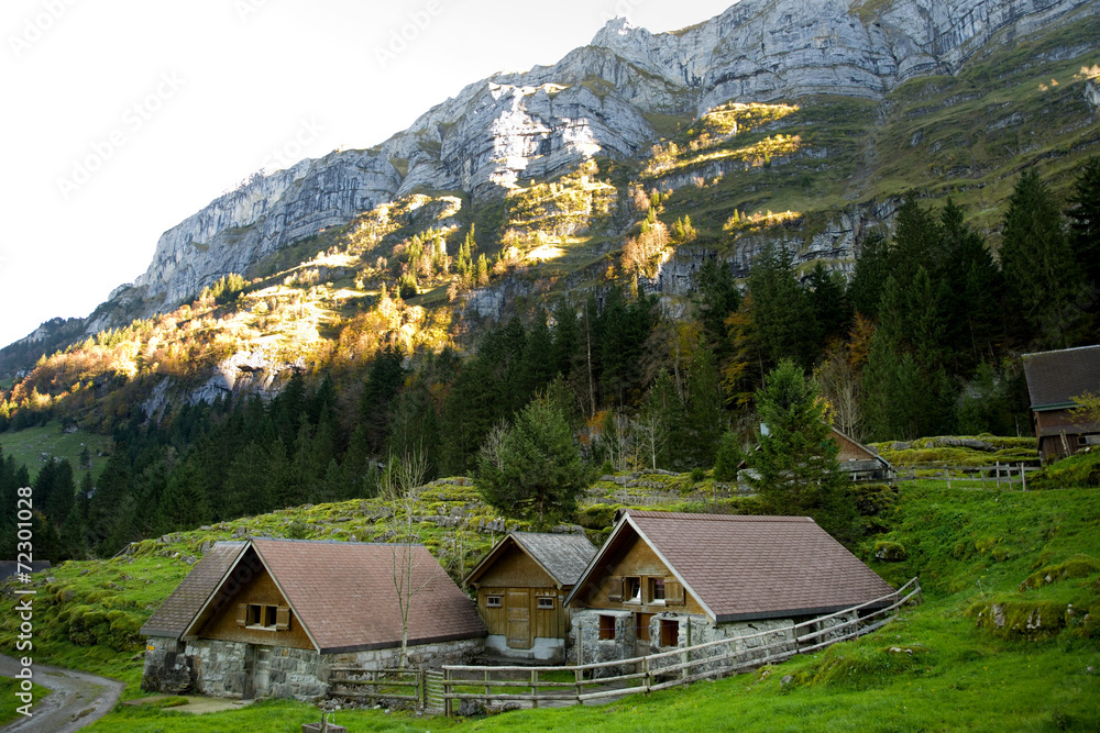 Almhütten im Alpstein - Schweiz